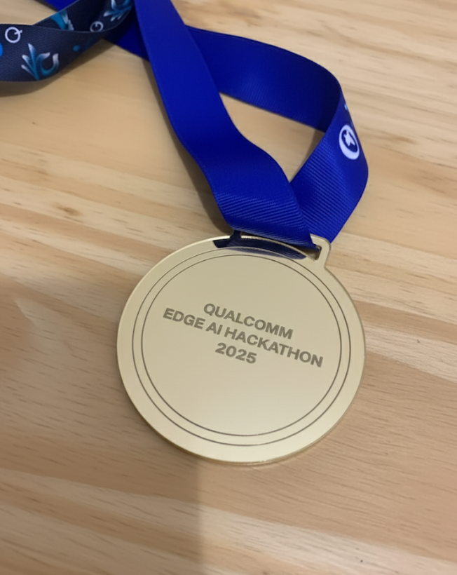 Hackathon Medal Closeup